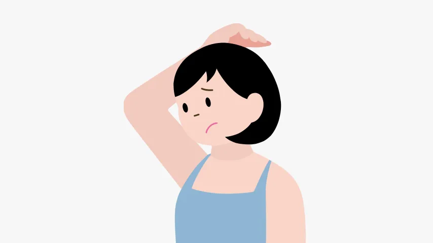 脇の下のおできがずっと治らない