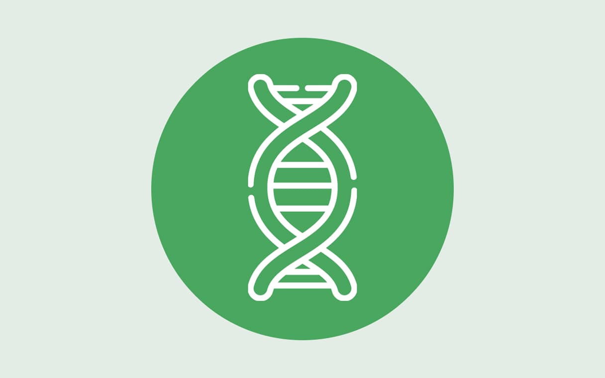 Gene testing icon